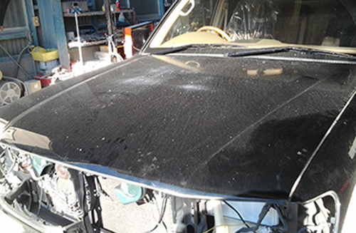 まずは劣化した装面の部分を剥離スタート