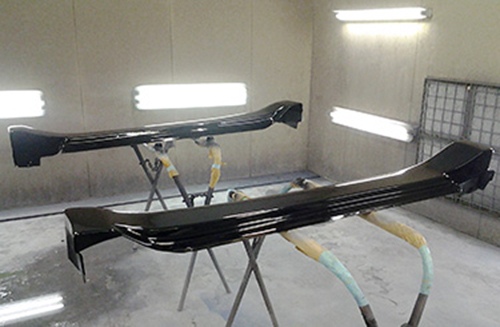 社外サイドステップのペイント