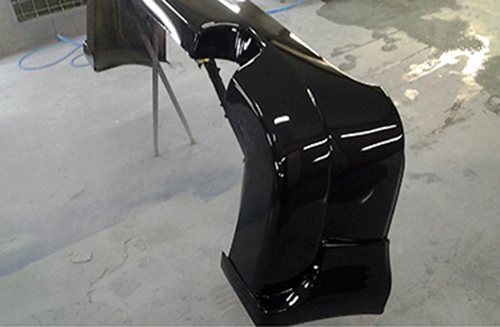 社外バンパーのペイント