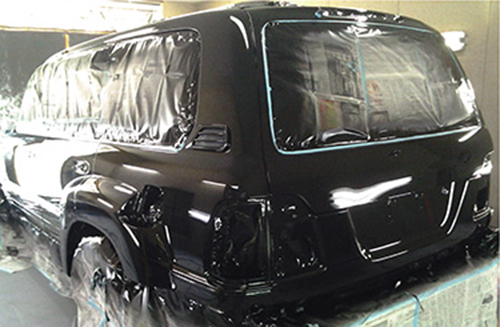 リヤードア廻りカスタムペイント（レクサスB）