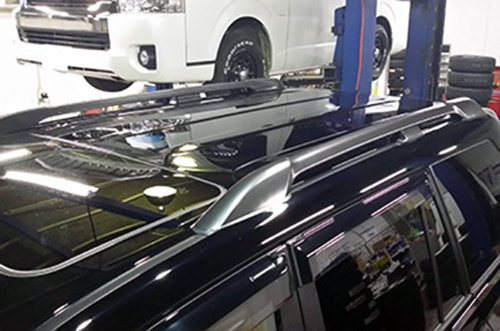 ランクルプラドルーフまわり写真NO3