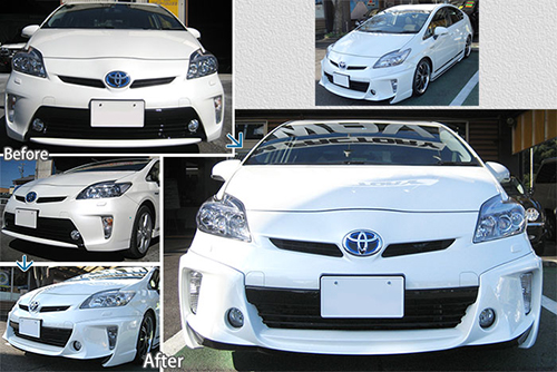 エアロ：WALD　3点キットカスタム　ドレスアップ