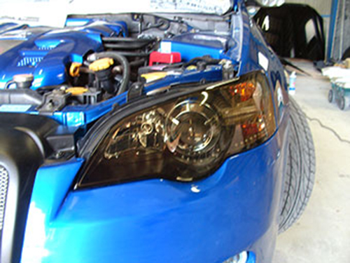 ヘットライトペイント 施工後