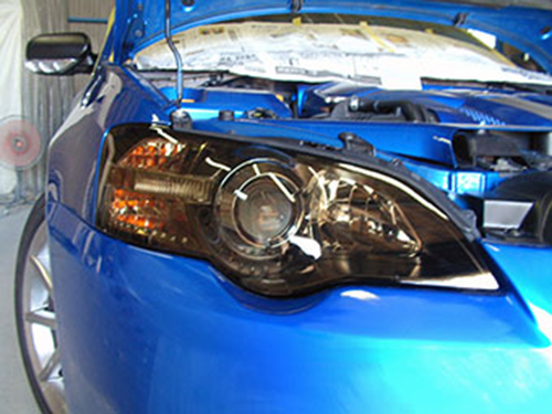 ヘッドライトペイント 施工後