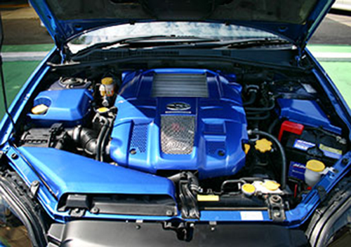 エンジンカバーペイント 施工作業完了